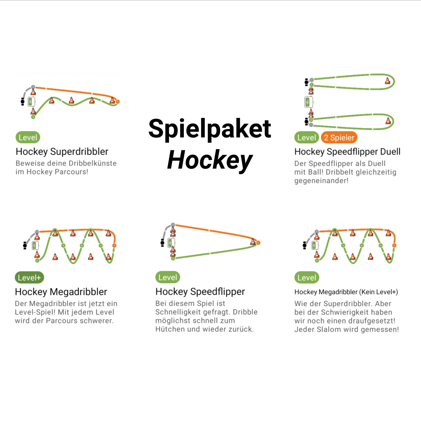 Spielepaket Hockey (DEMNÄCHST VERFÜGBAR)
