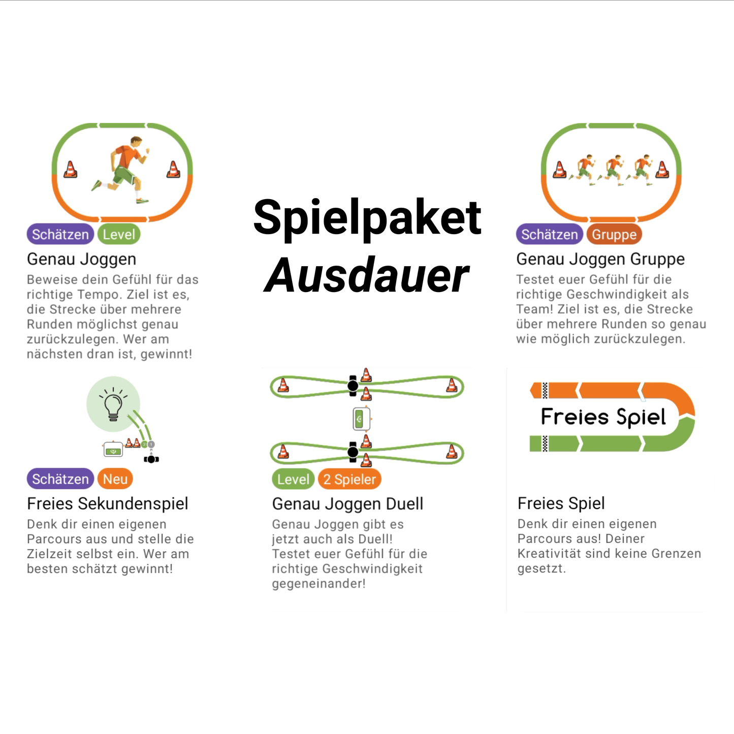 Spielepaket Ausdauer (DEMNÄCHST VERFÜGBAR)